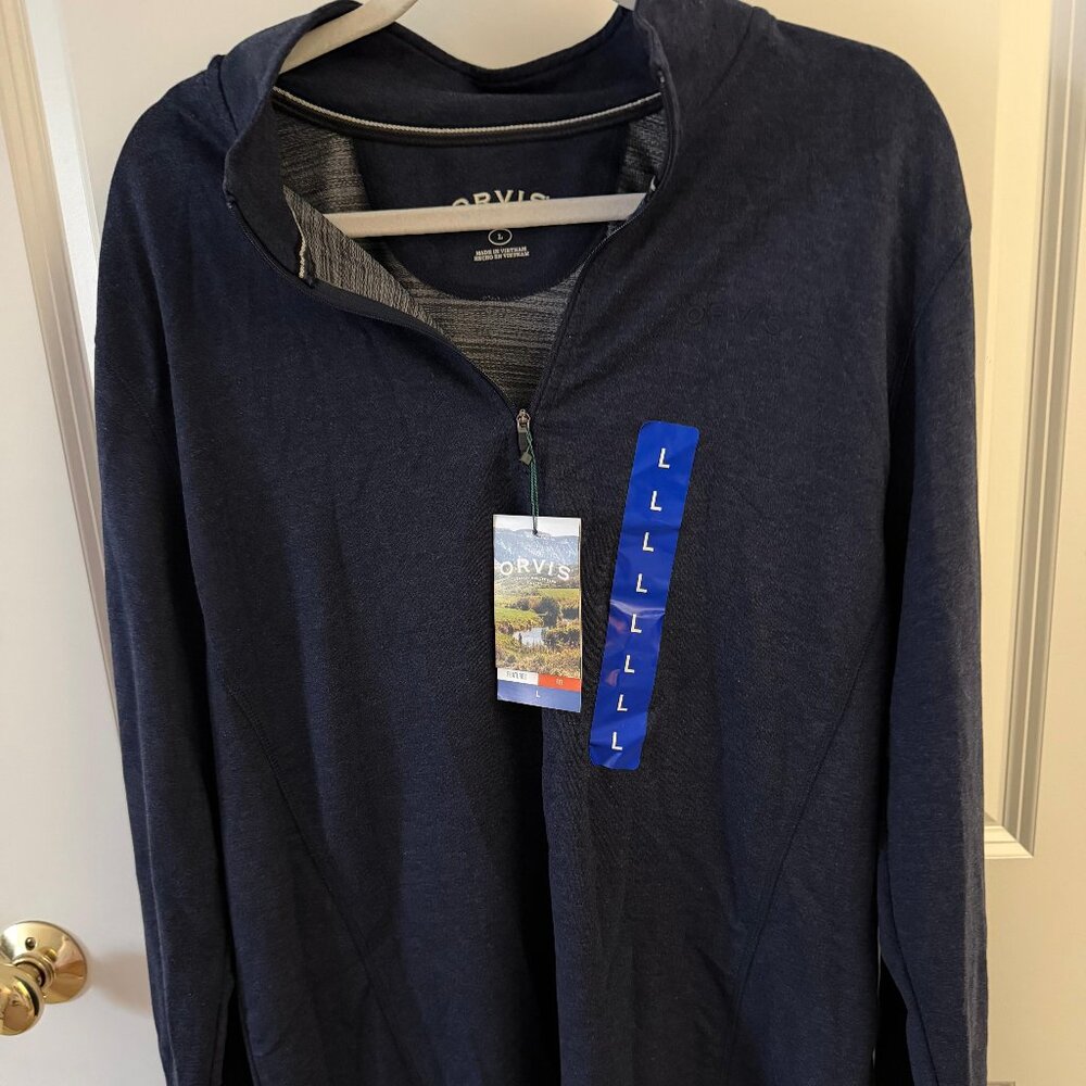 Orvis Classic Collection Quarter-Zip Pullover – Men’s Large (NWT)